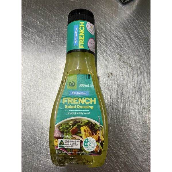 woolworth FRENCH SALAD DRESSING 300ml fat free Lazada PH