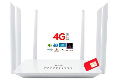 4G CPE Wireless Router 1200Mbps 2.4Ghz &amp; 5.GHz Indoor With Sim Card Slot