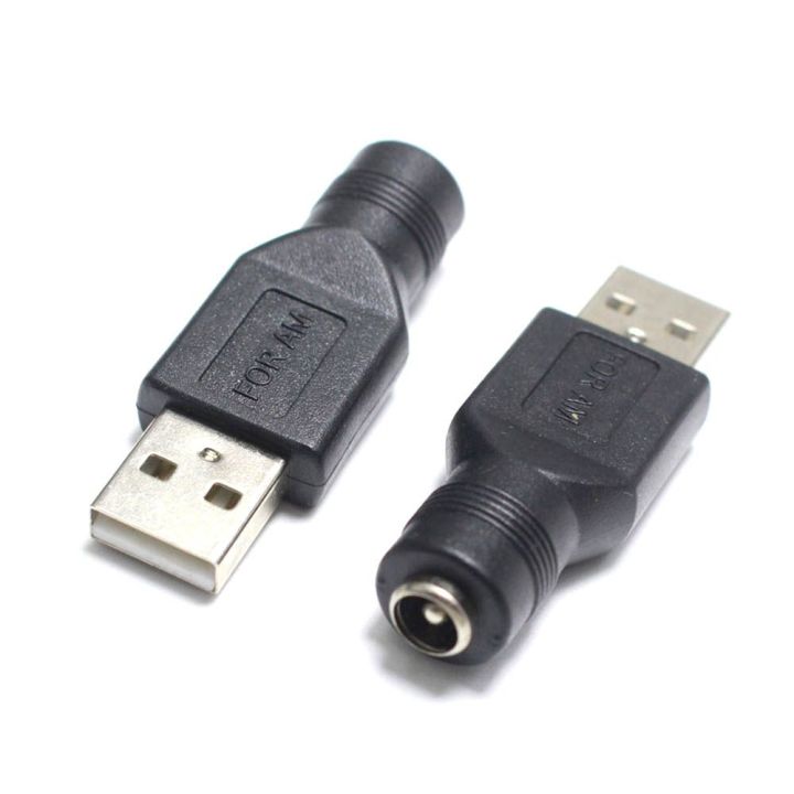 msaxxza-แจ็คปลั๊กไฟกระแสตรง5v-5-5x2-1คอนเน็คเตอร์ทองเหลืองเป็น-usb-ชาย-หญิงแล็ปท็อปอะแดปเตอร์แปลง