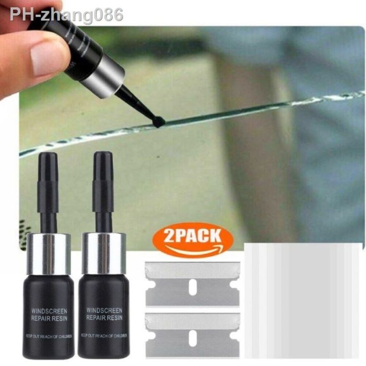 1/2pcs Car Cracked Glass Repair Kit DIY Car Windshield Repair Tool  Automotive Glass Nano Repair Fluid Kit Glass Scratch Repair - AliExpress