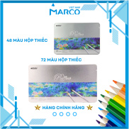 Hộp Bút Chì Màu Cao Cấp Marco Raffine 7100 - 48 72 Màu - Hộp Thiếc