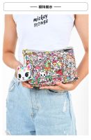 Tokidoki อุปกรณ์เสริมชื่อแพคเกจน่ารักพิมพ์ถุงเก็บแต่งหน้าสบายๆ8236