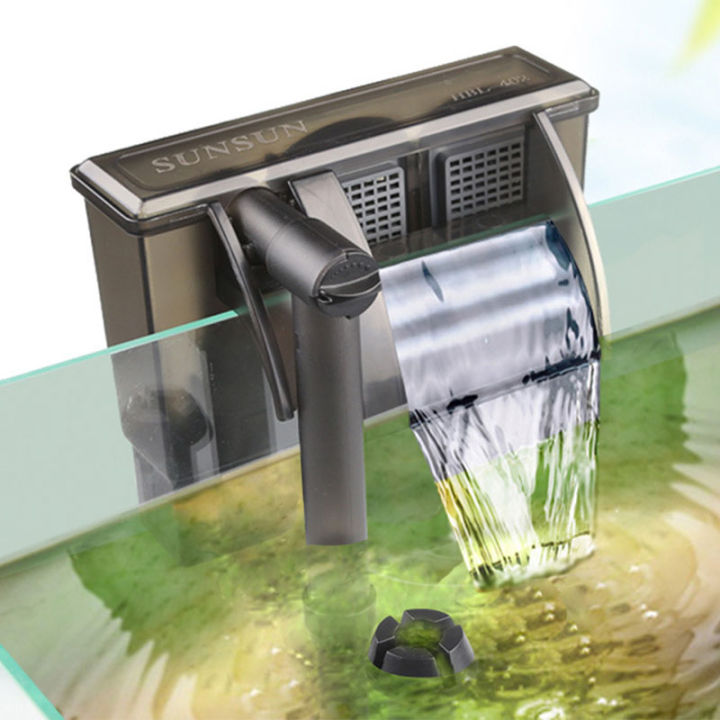 filter-wall-mounted-waterfall-water-pump-filter-integrated-external-fish-tank-turtle-tank-oxygen-pump-hbl-series-large-volume
