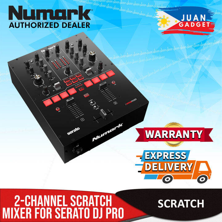 Numark Scratch TwoChannel DJ Scratch Mixer for Serato DJ Pro, 6