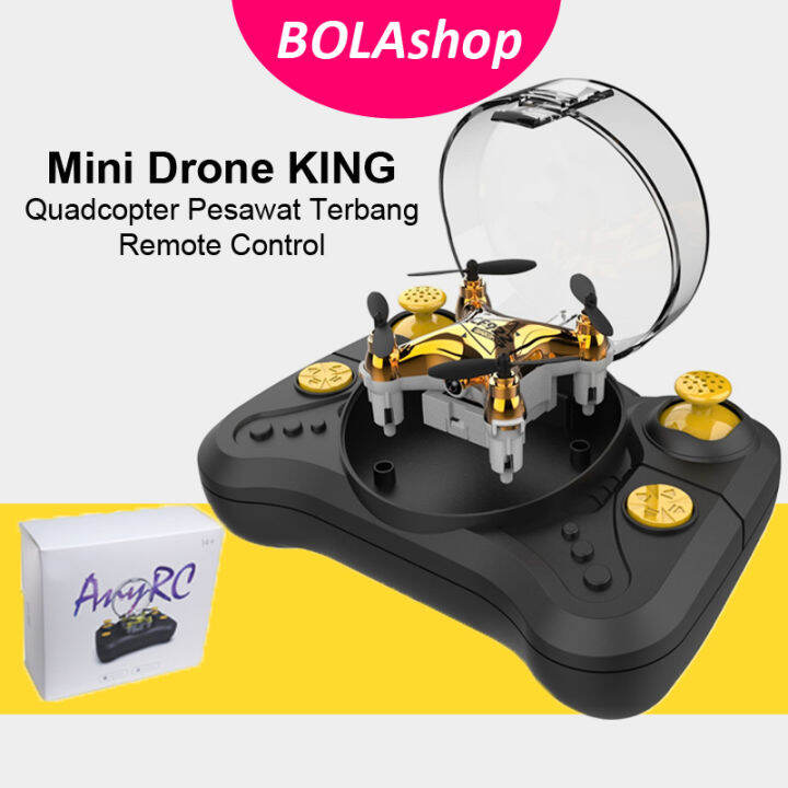 Mini Drone Pemula Remote Control Mainan Pesawat Terbang Super KING
