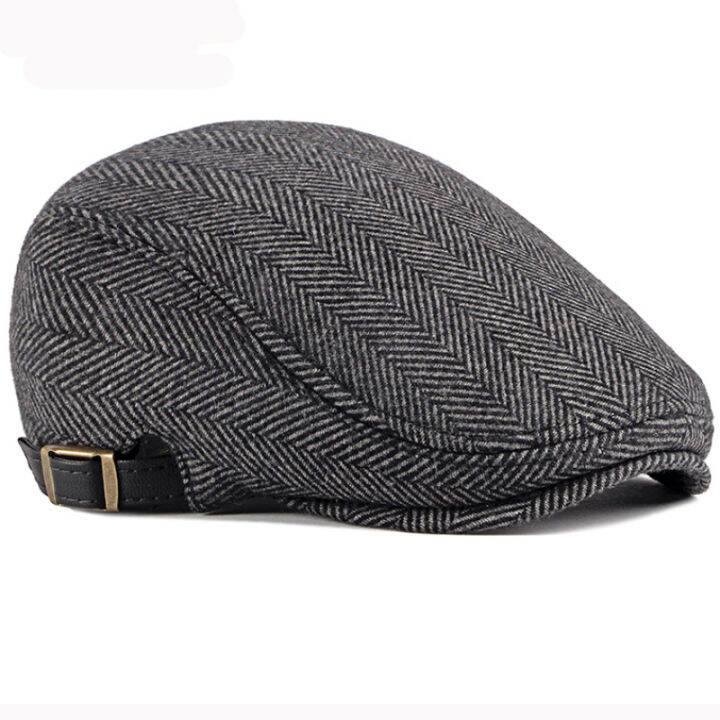 ht2888-berets-men-high-quality-autumn-winter-wool-hat-striped-ivy-newsboy-flat-cap-artist-painter-hat-male-adjustable-beret-cap
