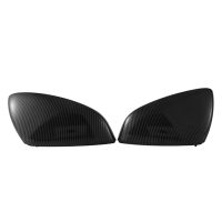 1 Pair Mirror Covers Mirror Cover Cap Shell Carbon Fiber Replacement Car Side Door Mirror Covers for Audi A3 8V 2021