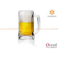 (++โปร) (6ใบ) โอเชี่ยนกลาส - แก้วเบียร์มีหู MUNICH BEER MUG 355มล (รหัส1P00840)#G01-213 ราคาดี แก้วน้ำ แก้วกาแฟ แก้วเก็บความเย็น แก้วพลาสติก