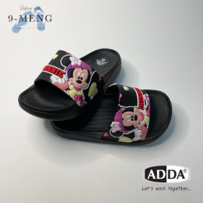 รองเท้าแตะเด็ก Minnie  Adda ฺBlack