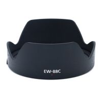 ฟรีเมื่อ EW-88C เต็ม EW88C ป้องกันเลนส์ฮูดที่ติดตั้งดาบปลายปืนกลีบสำหรับแคนนอน Eos EF 24-70 F/ 2.8L II USM เลนส์กล้องถ่ายรูปเลนส์ฮูด82มม. 88C Ew