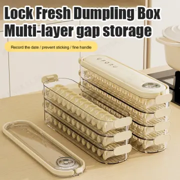  Dumpling Box,1Pc Clear Home Kitchen Frozen Dumpling