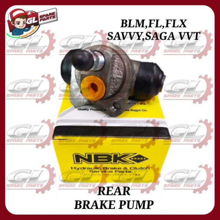PROTON BLM FL FLX SAVVY SAGA VVT 2016> REAR BRAKE PUMP REAR WHEEL