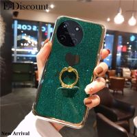 เคสโทรศัพท์ใหม่สำหรับ Realme 11 4G ฝาครอบแหวนอัญมณีหัวใจซิลิโคนนิ่มกันกระแทกสำหรับ Realme 11เคส