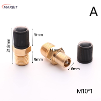 MARBIT 2pcs M10/1/8 /1/4 NPT MPT brass Air Compressor TANK fill Valve Double HEAD