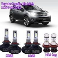 H11 9006 9005ไฟหน้ารถมอเตอร์ไซค์แบบ LED-หมอกสำหรับ Toyota Corolla 09-2013 RAV4 06-2011อุปกรณ์เสริมรถยนต์รถพิเศษออกแบบ