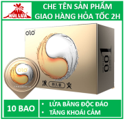 Bao cao su OIO 0.01mm Lửa Băng, Tăng Khoái Cảm Ice & Fire mỏng