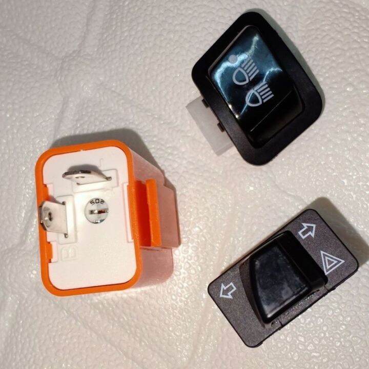 Honda RS150 Double Signal Switch 100% PNP / Suis Hazard , Flasher Relay ...
