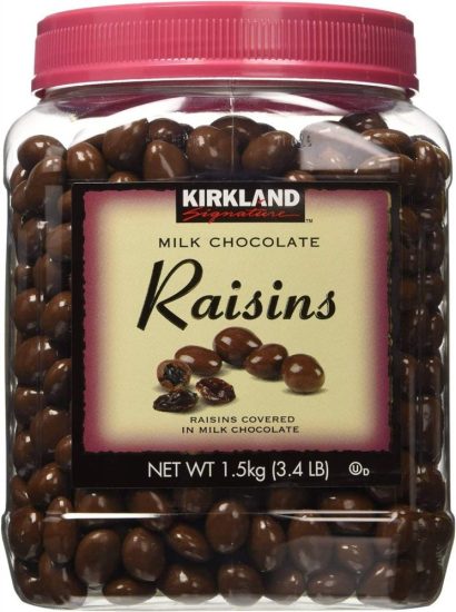 Socola nhân nho kirkland signature milk chocolate raisins 1.5kg - ảnh sản phẩm 2