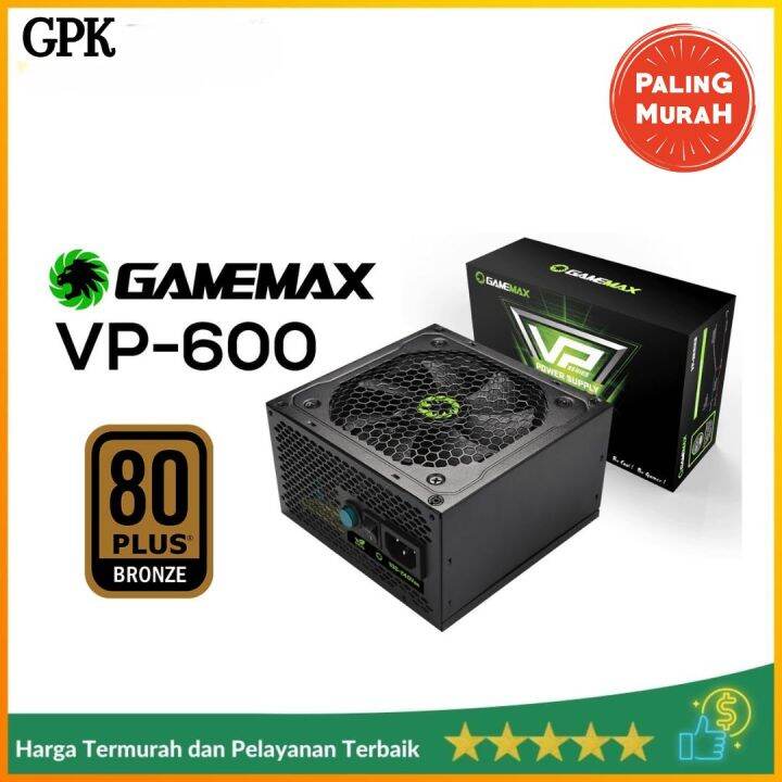 Power Supply 600W Semi Modular 80+ Bronze, GAMEMAX VP-600-M-RGB