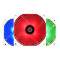 ID-COOLING XF-12025-RGB TRIO SNOW EDITION 3 in 1 KIT 120mm Quiet 12V 4PIN PWM Fan With controller 12cm CPU water cooling radiator fan