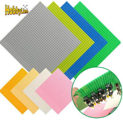 HobbyLane 8สี32x32จุดแผ่นฐานสำหรับอิฐขนาดเล็ก Baseplate คณะกรรมการเข้ากันได้ Legoed ตัวเลข DIY อาคารบล็อกของเล่นสำหรับเด็ก