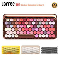 Sanreya Original Lofree DOT Wireless Mechanical Keyboard Bluetooth Keyboard พร้อม LED Backlight แบตเตอรี่ขนาดใหญ่4000MAh ในตัว