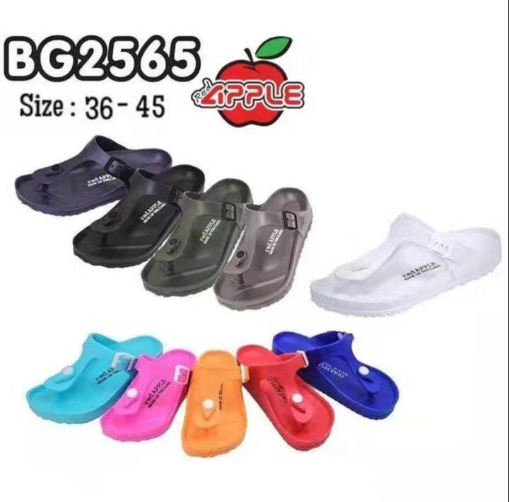 Unisex Thai Red Apple Shoes TStrap Sandal BG2565 Lazada