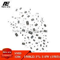 100Pcs Original 1206ตัวต้านทานSMD 150KΩ (1503) 1/4W 0.25W ± 1% 150KR 150Kohmตัวต้านทานชิป