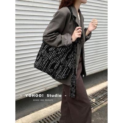 YOHOO!/Original ins cool black all-match Messenger bag large single shoulder school men and women