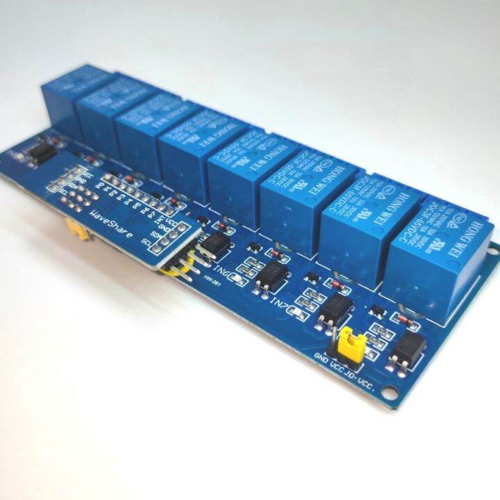 Relay Module 8ch I2C SDA SCL 8 channnel 5V i2C PCF8574T Arduino ...