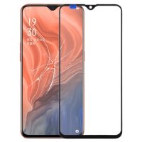 【แก้ไขออนไลน์】สำหรับ OPPO Reno Z หน้าจอด้านหน้าเลนส์กระจก้านนอก (สีดำ) (สินค้ามีในสต็อก)