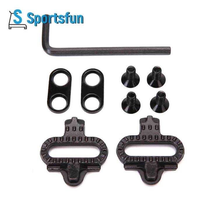 1 Set MTB Mountain Bike Steel Cleats Pedal Cleat Racing Riding Cycling