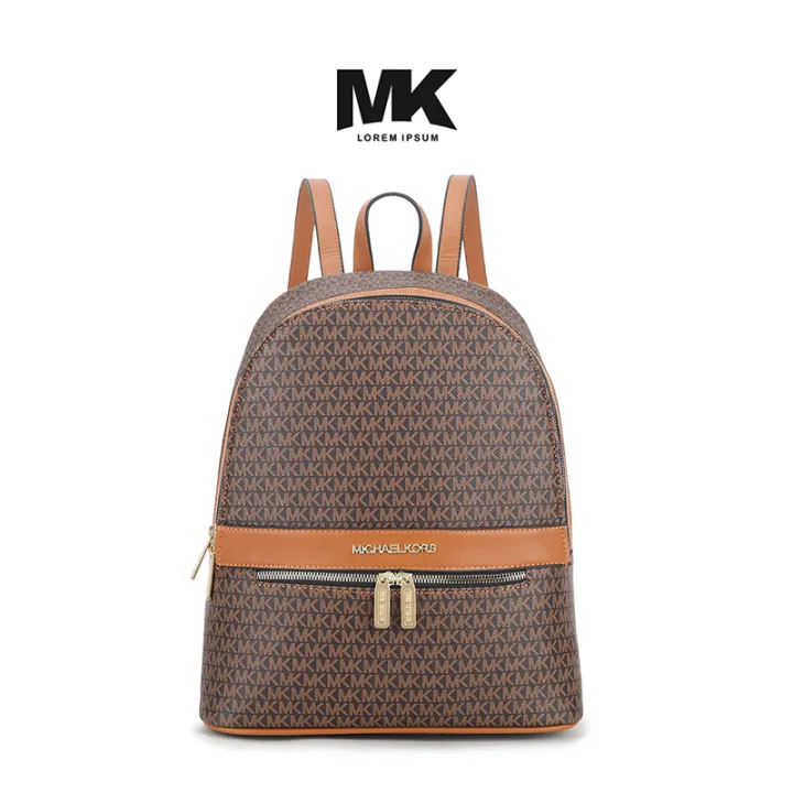 MK MICHAEL KORS Bag for Women Leather Backpack School Travel Pack  waterproof Bag | Lazada PH