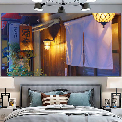 Weimeifeng ผ้าพื้นหลังข้างถนนในห้องนอนหัวเตียงตกแต่งแขวนผ้ากำแพงหอพักนักเรียน Tapestrypengluomaoyi