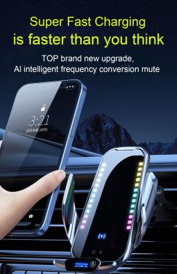 ช่องแอร์รถยนต์ระบบแม่เหล็กแท่นชาร์จไร้สายขาตั้งสำหรับ Iphone 14 13 12 Pro Samsung Xiaomi 20W ไร้สายอย่างเร็วที่ยึดโทรศัพท์ในรถที่ชาร์จแบตเตอรี่โทรศัพท์
