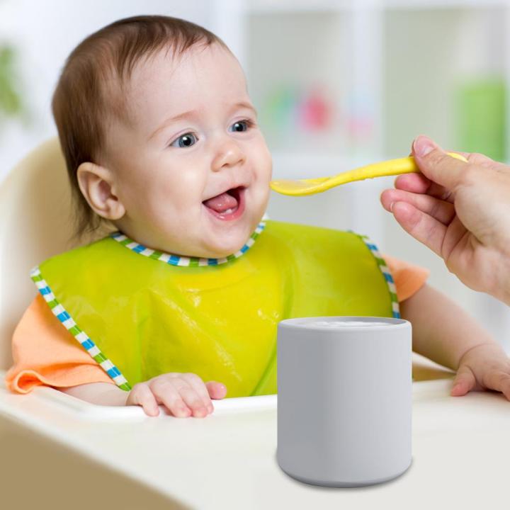 ถ้วยฝึกเด็กซิลิโคนเกรดอาหาร-sippy-ถ้วยดื่มนมเรียนรู้การให้อาหารเด็ก-leakproof-การเรียนรู้ขวดเครื่องดื่ม