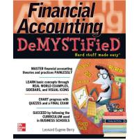 Enjoy a Happy Life ! &amp;gt;&amp;gt;&amp;gt; Financial Accounting Demystified (Demystified) [Paperback] หนังสืออังกฤษมือ1(ใหม่)พร้อมส่ง