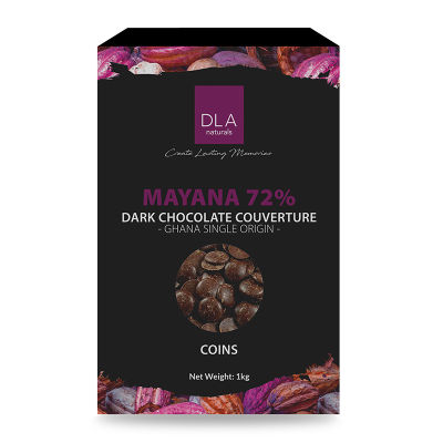 สินค้ามาใหม่! DLA ดาร์กช็อกโกแลต คูเวอร์เจอร์ 72% 1 กก. DLA Dark Chocolate Couverture 72% 1 kg ล็อตใหม่มาล่าสุด สินค้าสด มีเก็บเงินปลายทาง