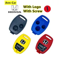 【Ready stock】Colorful 2 3 Buttons Remote Car Key Cover For Honda JAZZ CITY CRV CIVIC ACCORD-With Logo screw