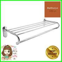 ชั้นวางพร้อมราว HONS HE013 สีโครมTOWEL RACK HONS HE013 CHROME **หมดแล้วหมดเลย**