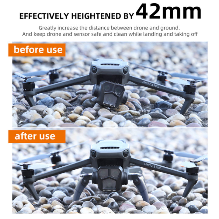 เกียร์พับได้ค้ำยัน42มม-เพิ่มความสูงให้กับโดรนของ-dji-mavic-3-pro