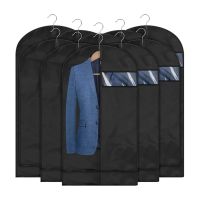 ◈☬ Dustproof Clothing Covers Waterproof Clothes Dust Cover Coat Suit Dress Protector Hanging Garment Bags Closet Organizer