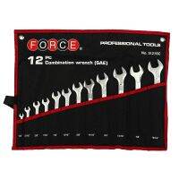 FORCE ประแจ ประแจแหวนข้างปากตาย ชุดประแจแหวนข้างปากตาย 12 ชิ้น (นิ้ว) Model 5121SC