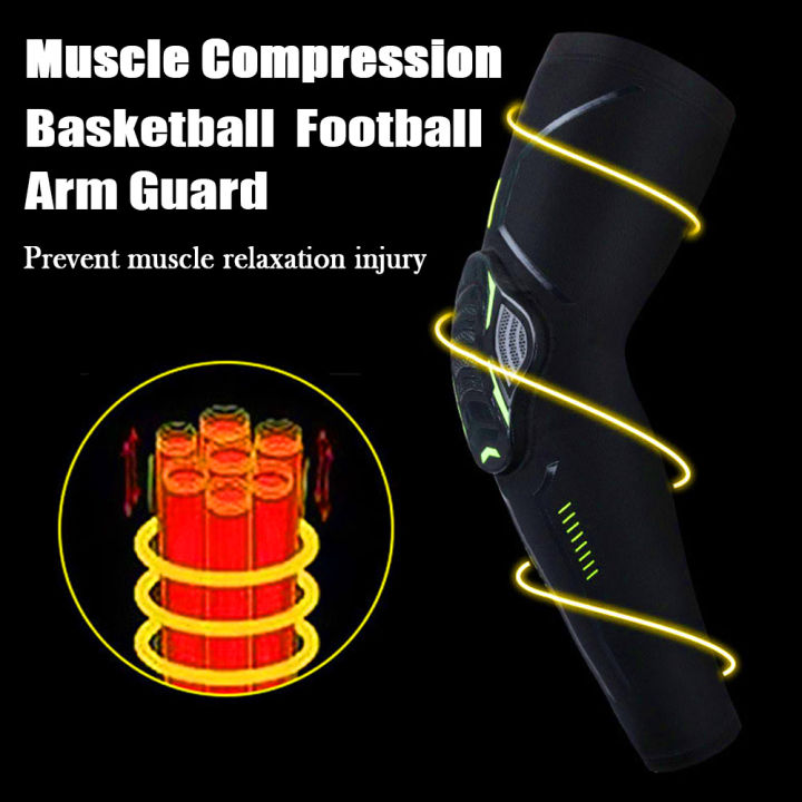 1pc-sports-crashproof-elbow-pads-compression-arm-sleeves-protectors-for-outdoor-basketball-football-bicycle-elbow-support-guard