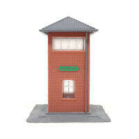 187 HO Scale Building Model Train Station Signal Building Model Train Scene Miniature Collection Sand Table Landscape