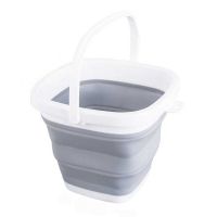 Sale Time-limited Silicone Bucket For Fishing Hiking Folding Outdoor Survival Pail Bathroom 10L Kitchen Camp