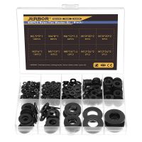 △♞▥ M2 M2.5 M3 M4 M5 M6 M8 Nylon Washers Plastic Insulation Spacers Seals Black White 250/350/480/500PCS Set Gasket Ring Kit