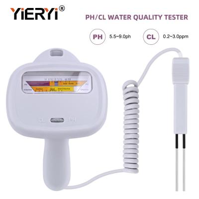 yieryi CL Tester 2 in 1 Water Quality PH Chlorine PC-104 Portable Level Meter Analytical PH Digital Instruments Pool Spa