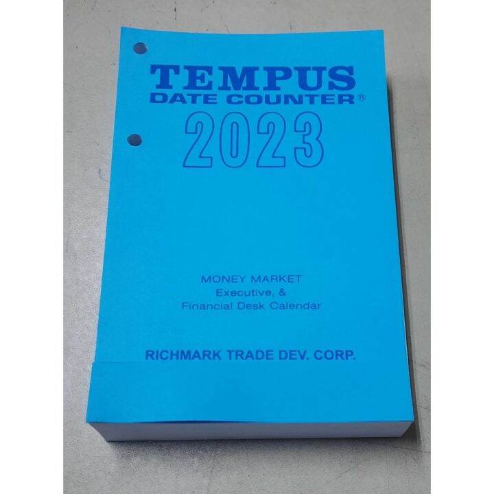 Tempus Desk Calendar (Refill only) Lazada PH