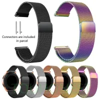 22MM 20MM Metal Strap For Samsung Galaxy watch 5 4 5 pro 44 45 mm Classic 46mm 42mm Active 2 Magnetic Bracelet Huawei GT 2 band Straps